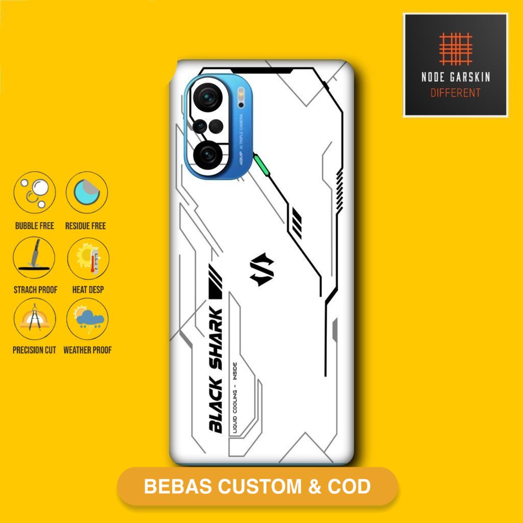 Garskin Skin Vinyl POCO F3 Poco F3 Fullbody Atau Backonly - Bisa Custom - 5 Case Sticker Protector