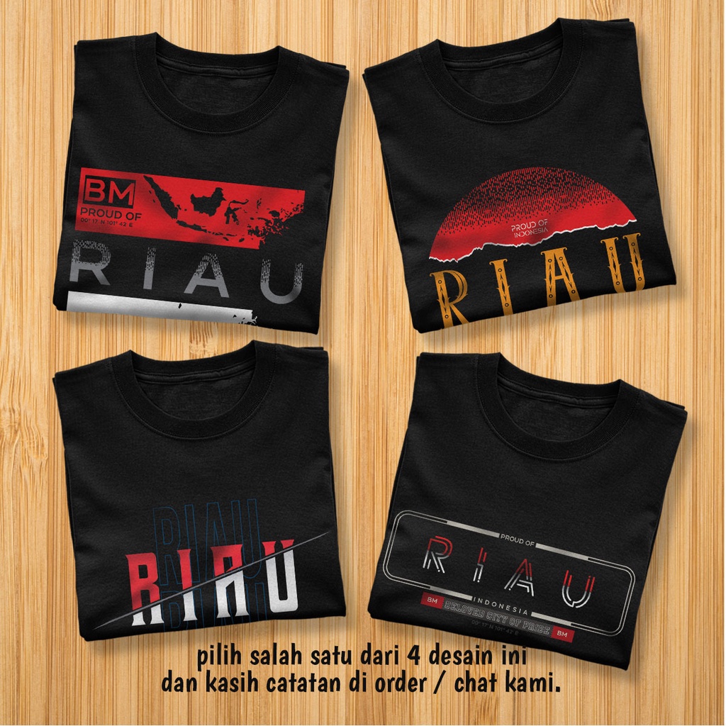 Kaos Distro RIAU Premium - 4 DESAIN RIAU BEBAS PILIH - XRI2