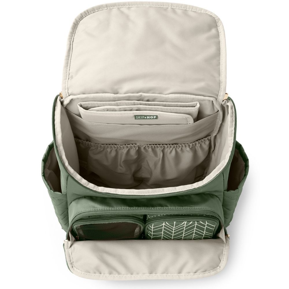 Skip Hop Forma Backpack Dark Sage - Tas Popok Anak Bayi (Hijau)