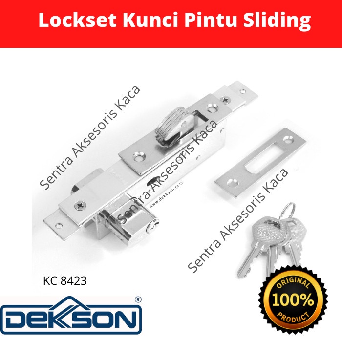 Kunci Pintu Sliding Aluminium - KC 8423