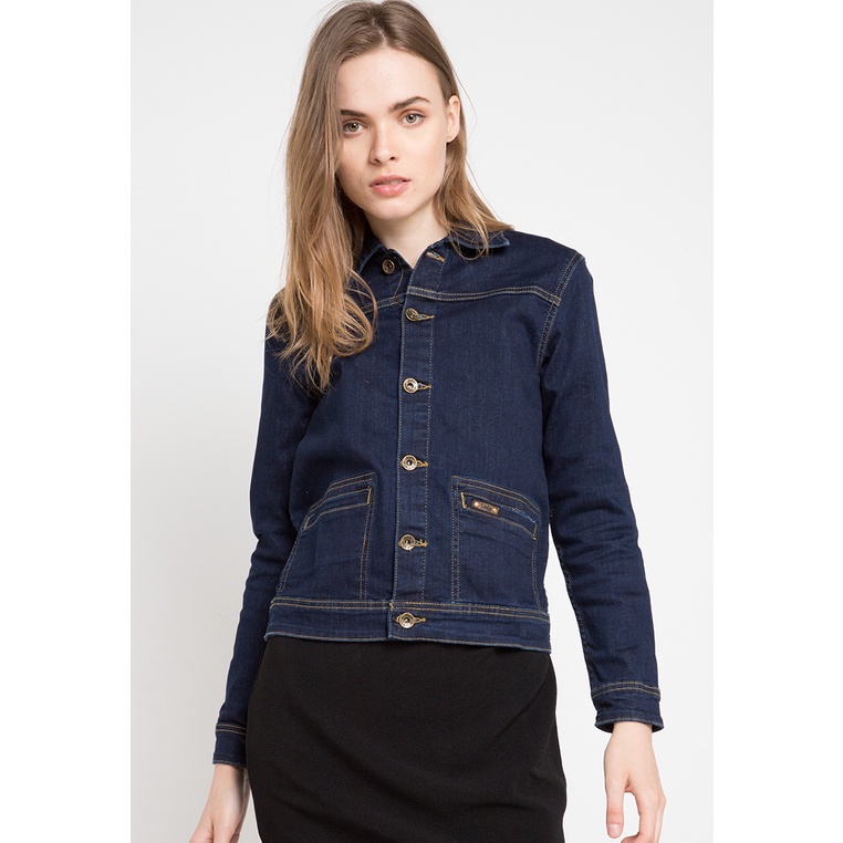 Jaket Lois Jeans Original Wanita Parka Regular fit Ori Aesthetic Denim Jacket Cewek Casual
