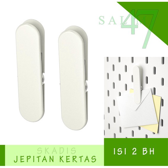 

Promo Klip Kertas Isi 2Bh Jepitan Kertas Tempel Dinding Untuk Peg Board