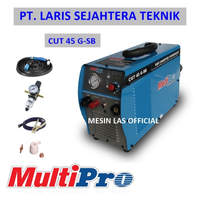 [Original] Multipro Plasma Cut 45 G-Sb Mesin Las Cutting Potong Plat Berkualitas
