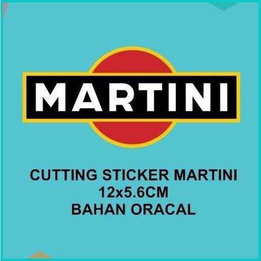 

Cutting Sticker Martini 12cm Bahan Oracal 20JVLZ3 parts perka