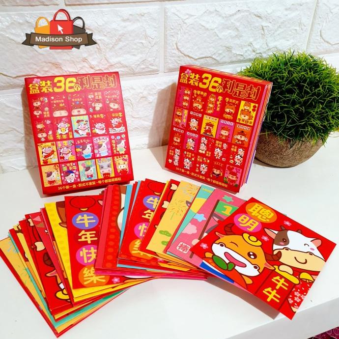

Angpao Kerbau Isi 36 Angpau Imlek Premium Tebal Ampau Sincia Murah Stok Terbatas