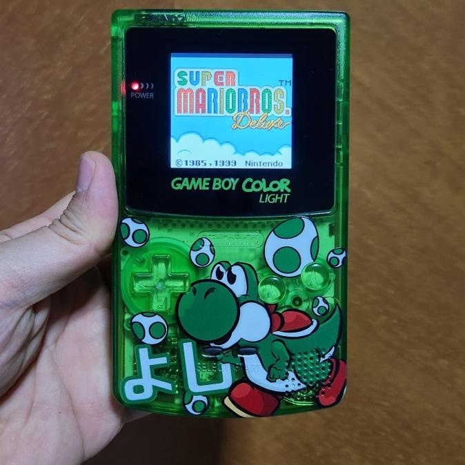 Gameboy Color GBC Yoshi IPS Screen