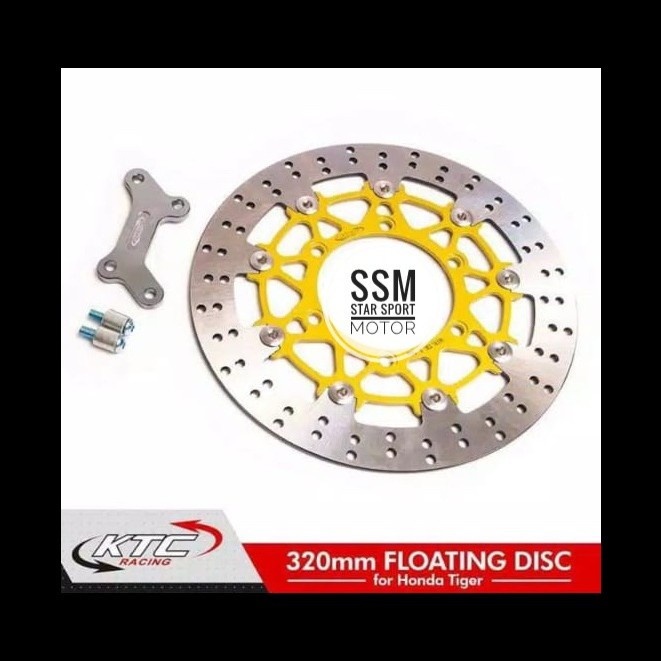 ✨New Piringan Cakram Depan Floating Ktc 320 Mm Tiger Cb Verza Megapro New Terbaru