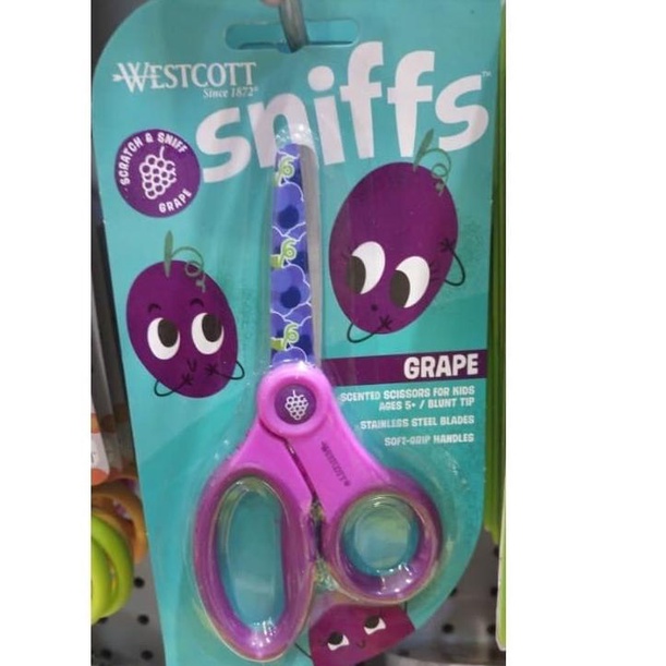 

Gunting Anak Wangi Anggur| Westcott Sniffs Grape Scented