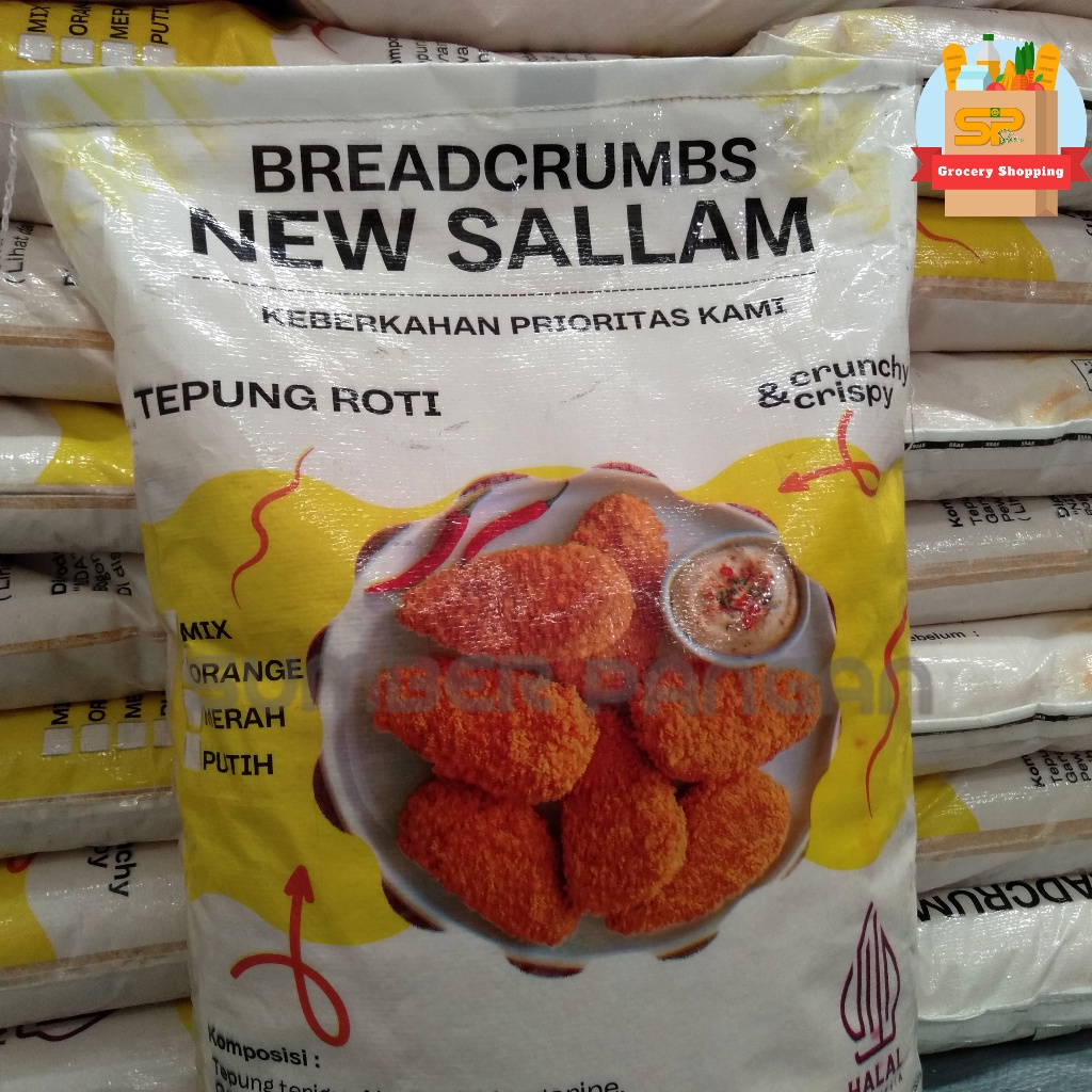 

Tepung Roti / Bread Crumbs New Salam 10Kg