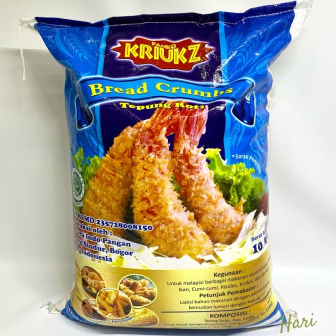 

Tepung Roti Panir Panko Crispy Kriukz 10Kg - Instant & Sameday