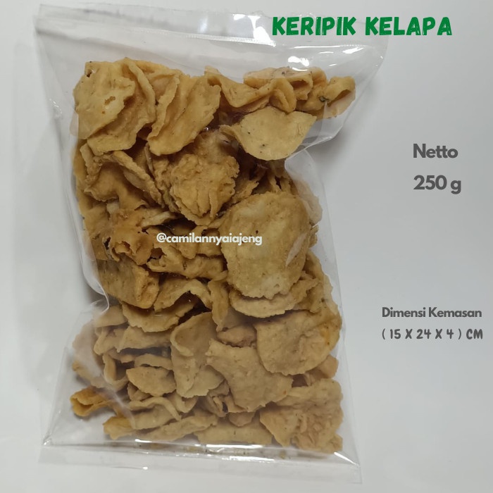 

Keripik Kelapa Gurih Renyah Khas Kebumen