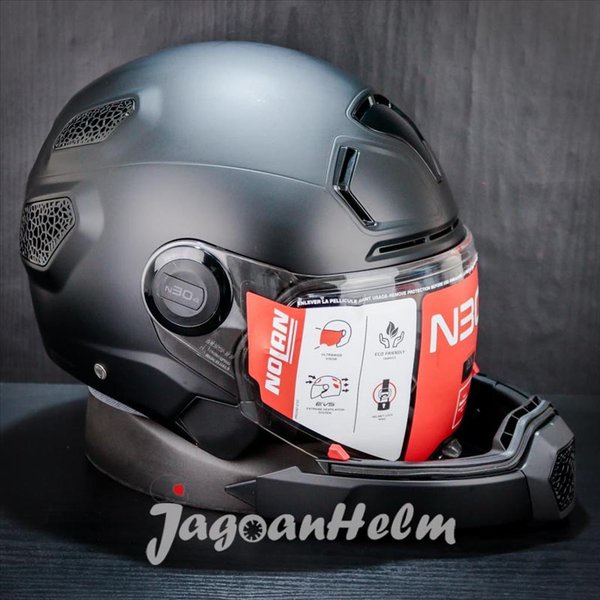 Nolan Helm N304 Vp Classic #10 Flat Black N30-4 Crossover