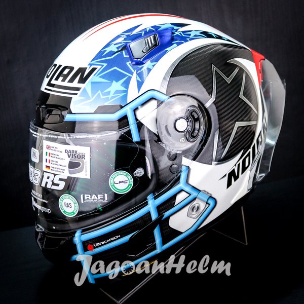 X-Lite Helm X-803Rs Ultra Carbon Alex Rins Austin #066 Xlite X803Rs