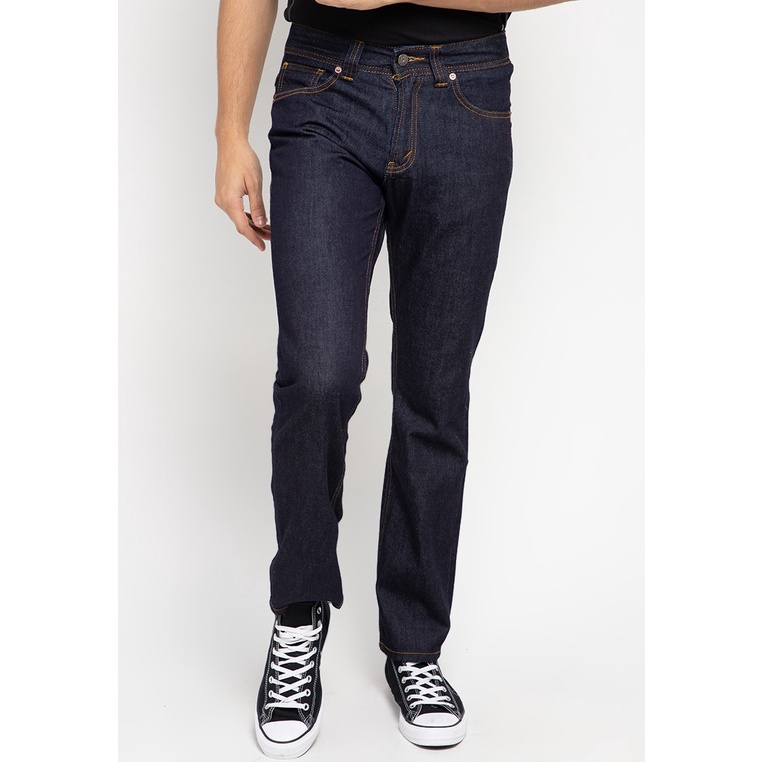 Celana Jeans Lois Original Pria Levis Kancing dan resleting depan Asli 100% Elegant Basic Comfort Long Pants Denim Laki