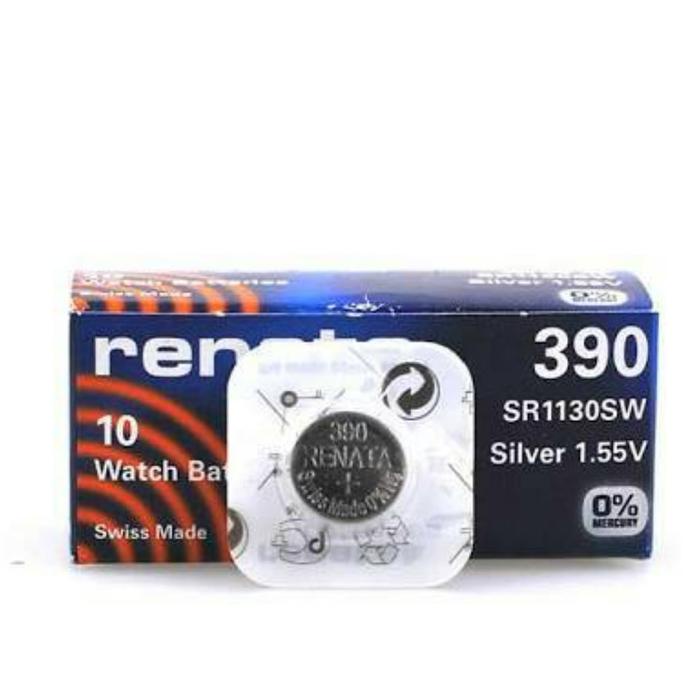 Produk Unggulan Baterai Batre Lr1130 Sr1130Sw 390 Renata Original Swiss Jam Swatch