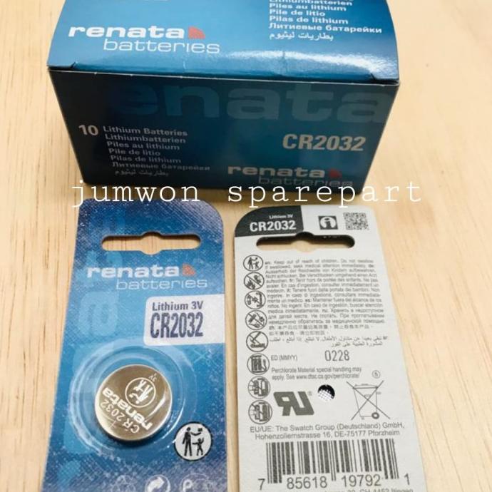 Trendi Batre Renata Cr2032 Lithium 3V Original Battery Suunto Core