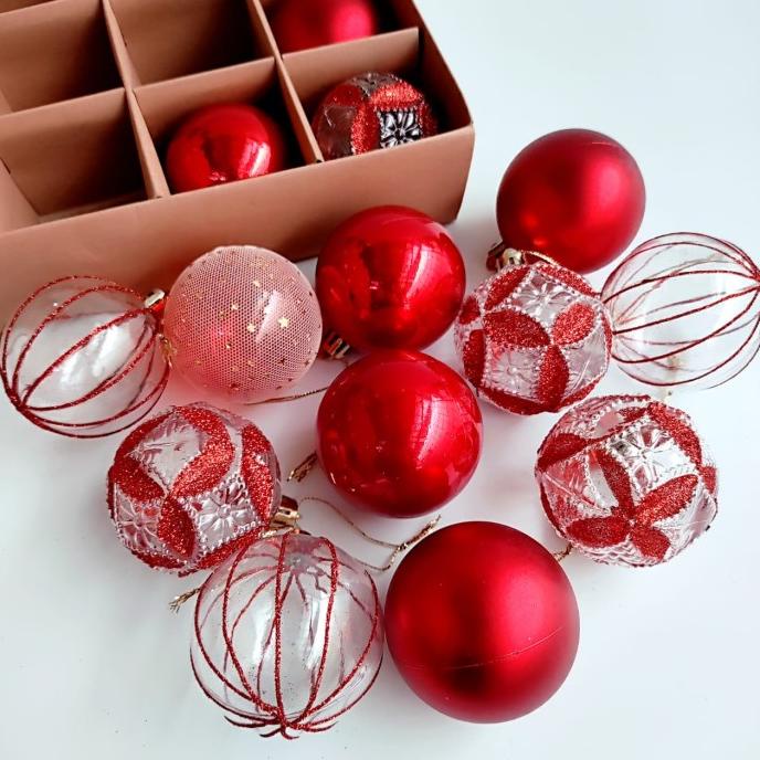 

Bola Natal Premium 6Cm Isi 16Pcs Dekorasi Pohon Natal Kado Souvenir Terbaik