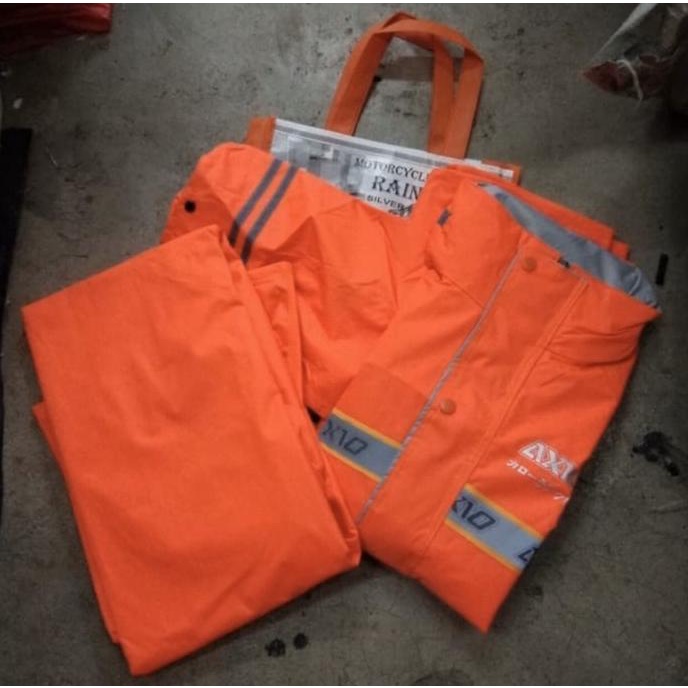 Jas Hujan Axio Orange Original