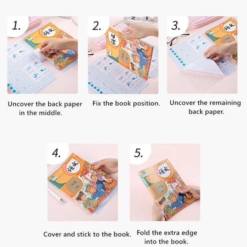 

Terbaru! 10 Lembar Stiker Film Pelindung Buku Teksbook Transparan Buram Tahan Air Dengan Perekat Pola Berlian Untuk Alat Tulis ..