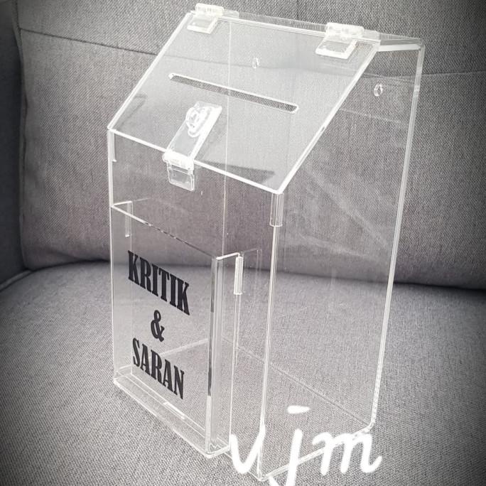 Acrylic Kotak Saran,Kritik&Saran (017 Print)