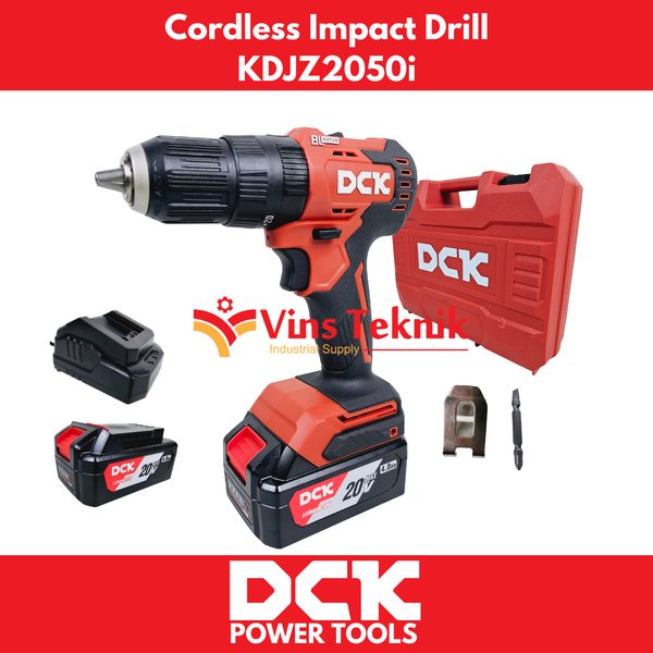 Cordless Impact Drill 20V mesin bor tembok baterai DCK KDJZ2050i