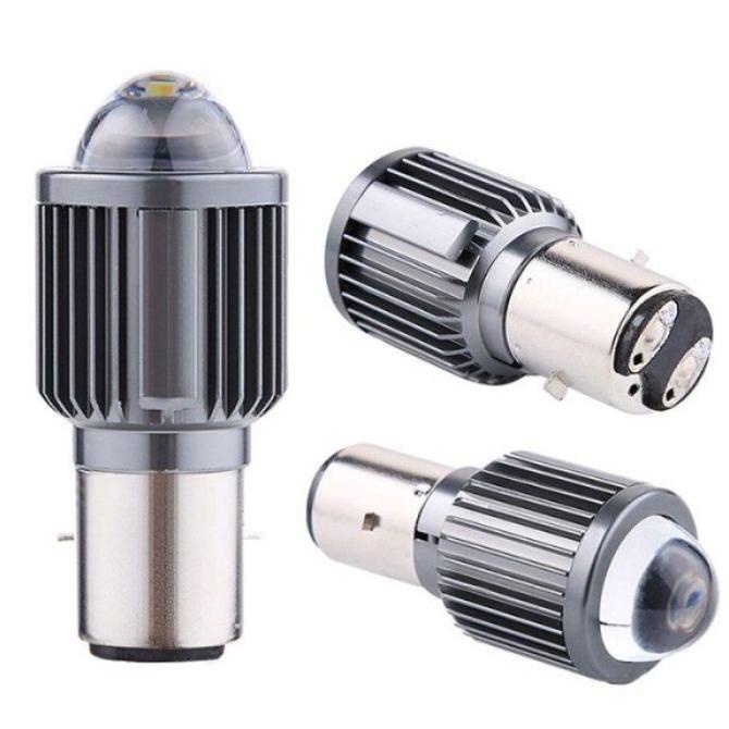 lampu depan led h6 2 warna waterprof pnp motor suzuki,thunder vespa Buru Order