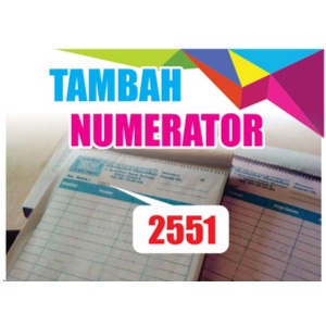 

Promo Tambah Numerator Untuk Nota Offset