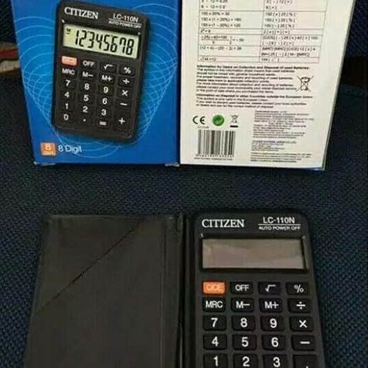 

Citizen Lc-110N - Kalkulator Saku / Pocket Calculator Lc110N Kode 1206