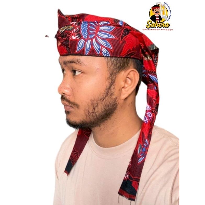 Promo [Bisa Kirim Cepat] Original Ikat Kepala Khas Jawatimur Udeng Khas Madura Odheng Cod