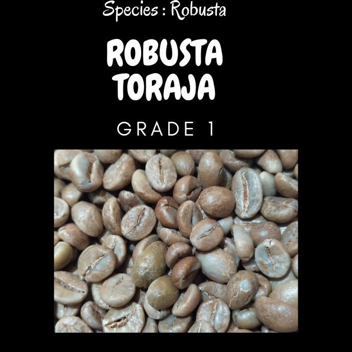 

Green bean ROBUSTA Toraja - Fine ROBUSTA 1kg