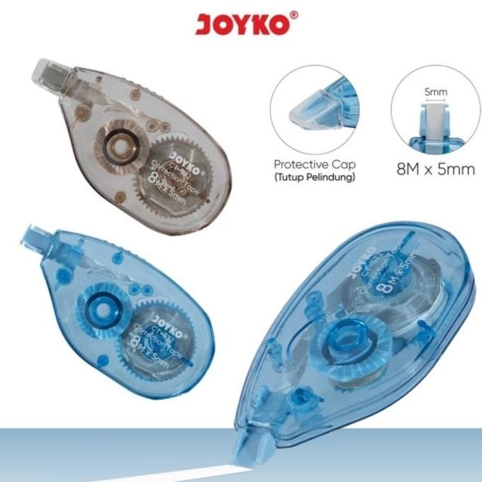 

Joyko Japanese Correction Tape 8M / Penghapus Tipe Ex Kertas Ct-572 Kode 549