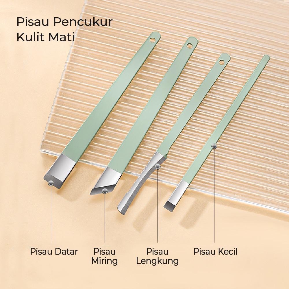 Set-18 In 1 Manicure Padicure Alat Potong Kuku Perlengkapan Gunting Kuku 1Set Isi 18Pcs