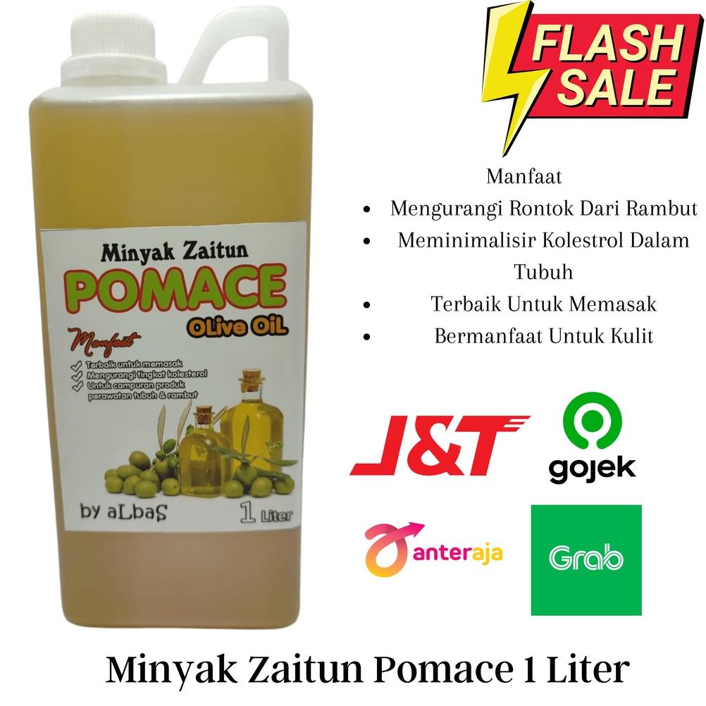 

Sale Pomace Olive Oil / Minyak Zaitun Pomace 1 Liter Terbaik Memasak Menumis Menggoreng Albas Sale