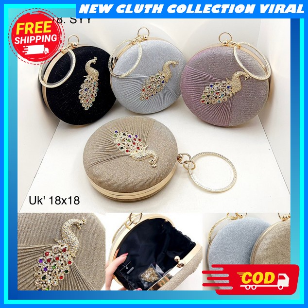 Clutch Pesta Premium Korean Style Kondangan Ori Chlutbags Tas Cewek Kekinian Impor Korea Mini Mewah 