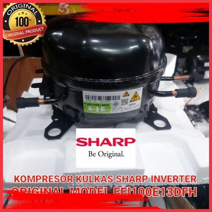 (NEB) KOMPRESOR KULKAS SHARP EEI00E13DFH 2 PINTU INVERTER ORIGINAL ORI