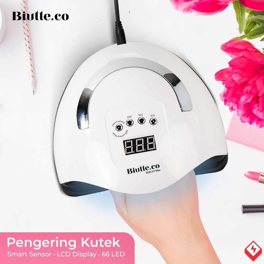 [PROMO] Pengering Kutek UV Lamp Nail Dryer Smart Sensor LCD Display - X7 MAX