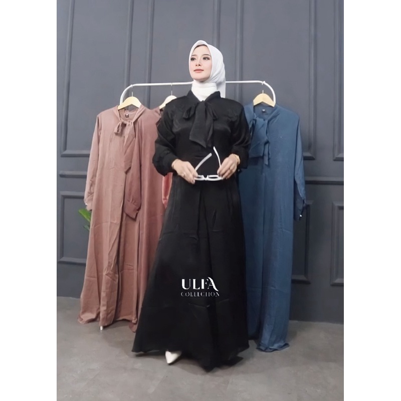 Ulfa Collection - Santorini Silk Bow Dress