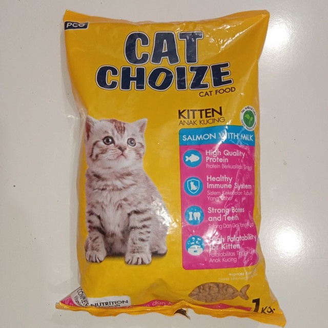 CAT CHOIZE KITTEN SALMON (KUNING) 20 KG, SAK KARUNG