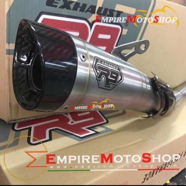 Knalpot R9 H2 Honda New PCX 160 Fullsystem Stainless SS