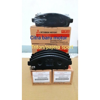 kampas rem depan brake pad triton pajero sport pajero exceed