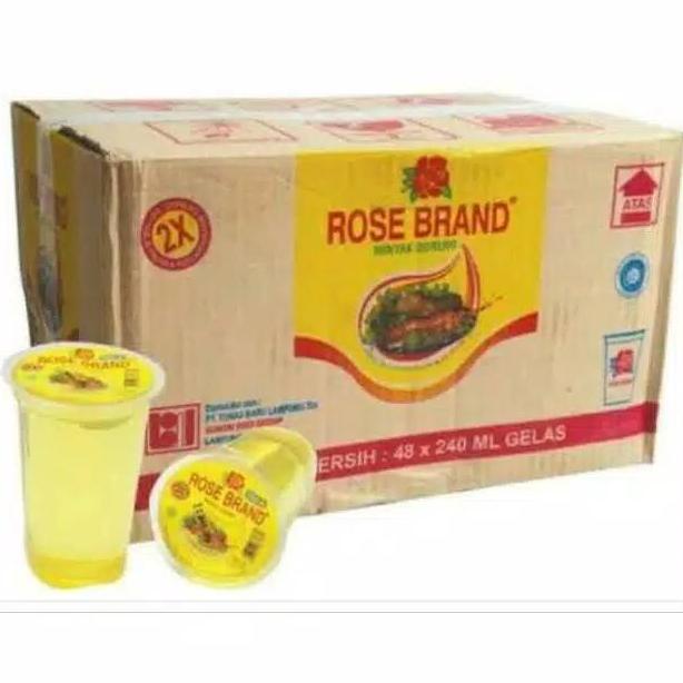 

Media Minyak Goreng Rose Brand Cup 220 Ml isi 48 Pcs MD003