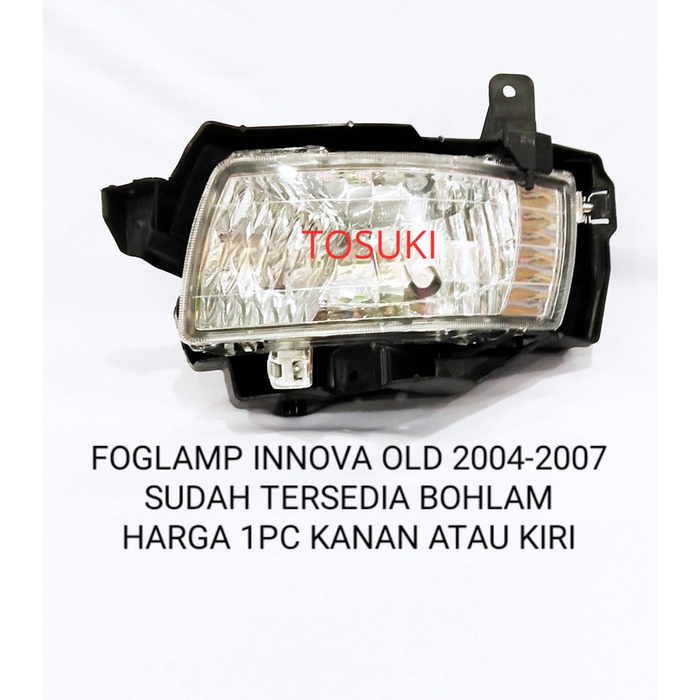 FOGLAMP INNOVA INOVA 2004 2005 2006 2007 LAMPU FOG LAMP BEMPER KABUT ORIGINAL