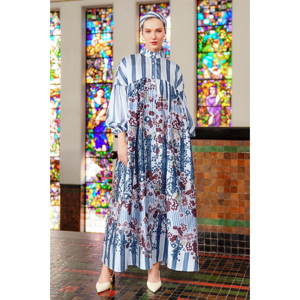 Benang Jarum - Amona Shirt Dress - Blue