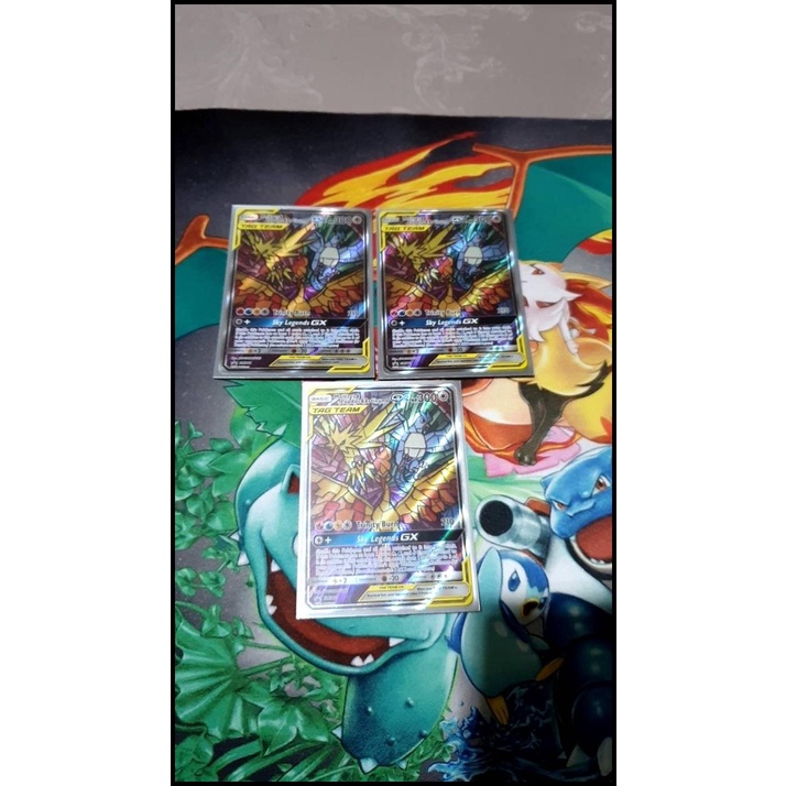 GRATIS ONGKIR MOLTRES & ZAPDOS & ARTICUNO GX - SM210 - ALTERNATE PROMO POKEMON CARD 