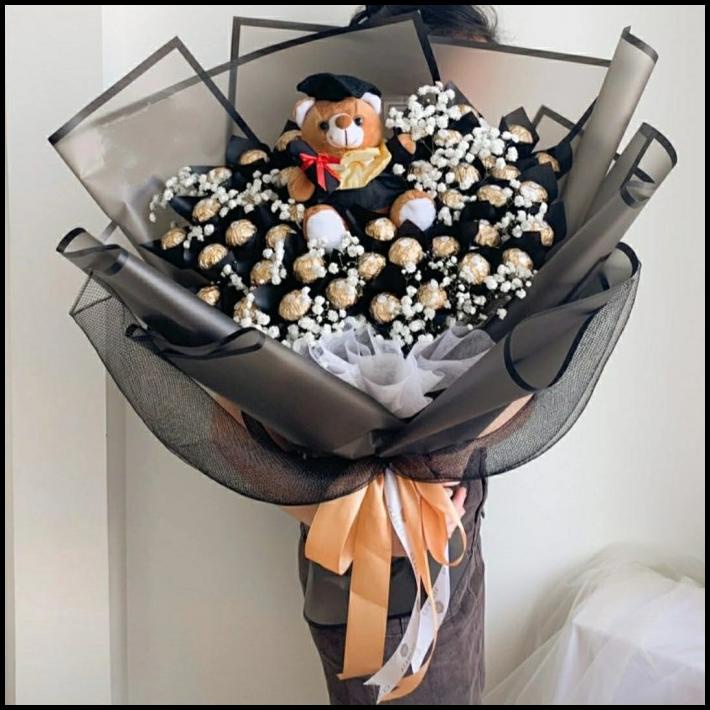 

DISKON BUKET COKLAT BONEKA/BUKET WISUDA COKLAT FERRERO ROCHER/BUKET REQUEST/ !!!