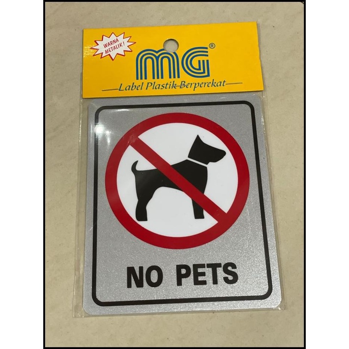 

BEST DEAL STIKER TEMPEL GAMBAR NO PETS (DILARANG MEMBAWA HEWAN PELIHARAAN) !!!!!!!
