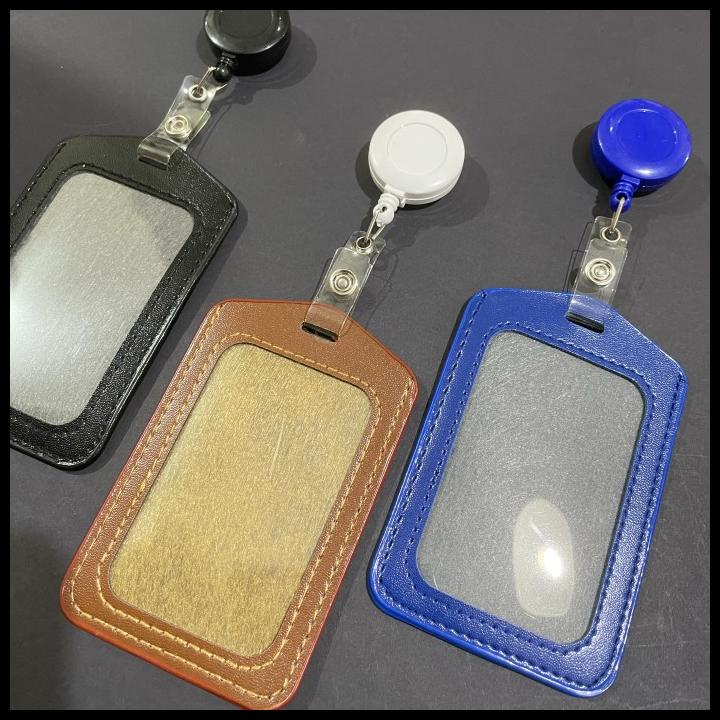

GRATIS ONGKIR NAMETAG CASING ID CARD KULIT LEATHER + YOYO (1 SET) !!!!!