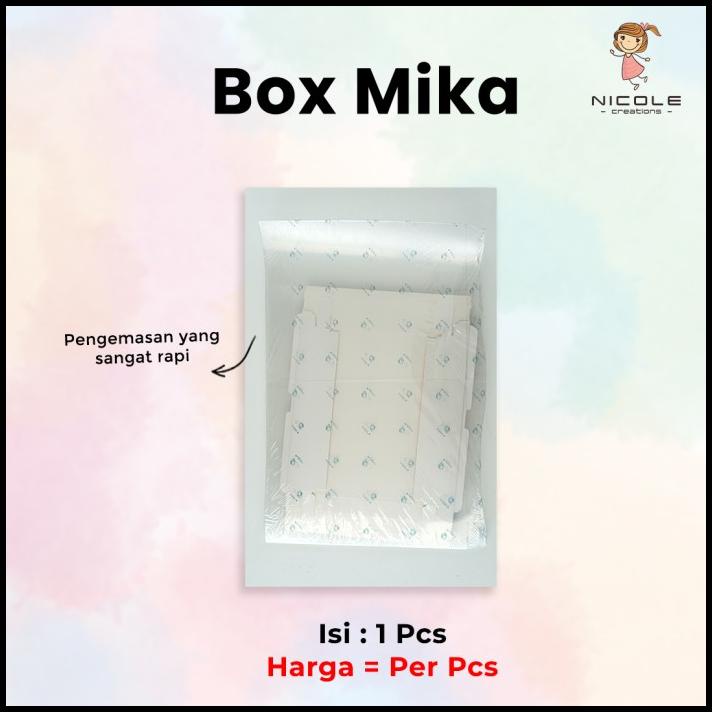 

TERMURAH CAKE BOX HALF TRANSPARANT SQUARE MIKA/ PACKAGING KUE 34X34X26 CM !!!!!!