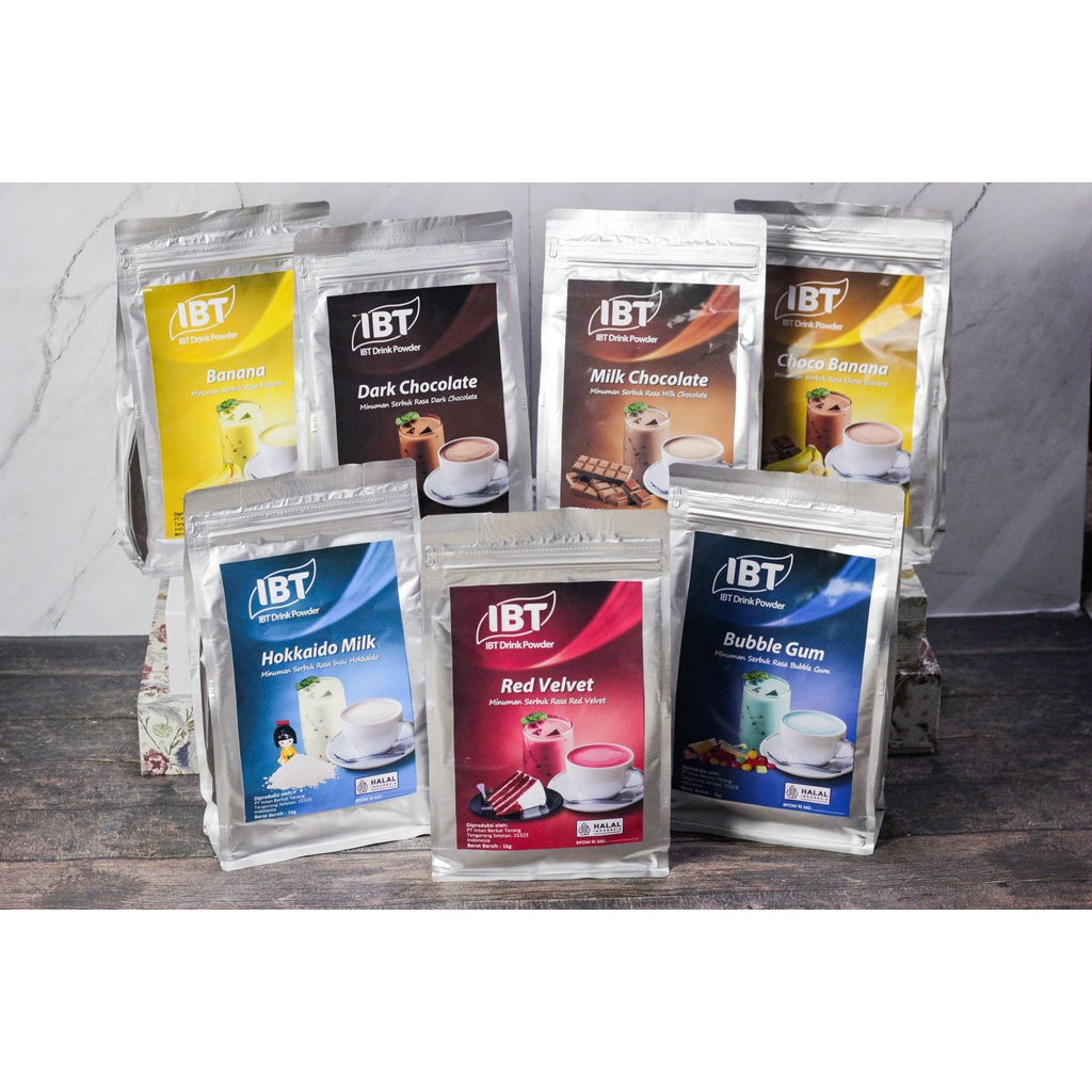 

Bahan Numan Bubuk Red Veet Bubble Tea Powder Bagus