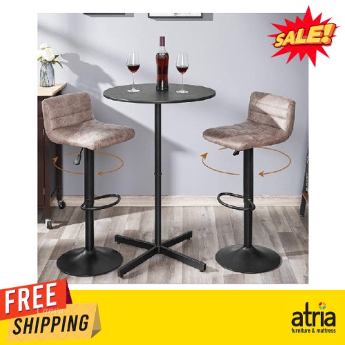Terlaris Kursi Cafe Kursi Bar Barstoo Vintano Brown Atria Promo Terbaru